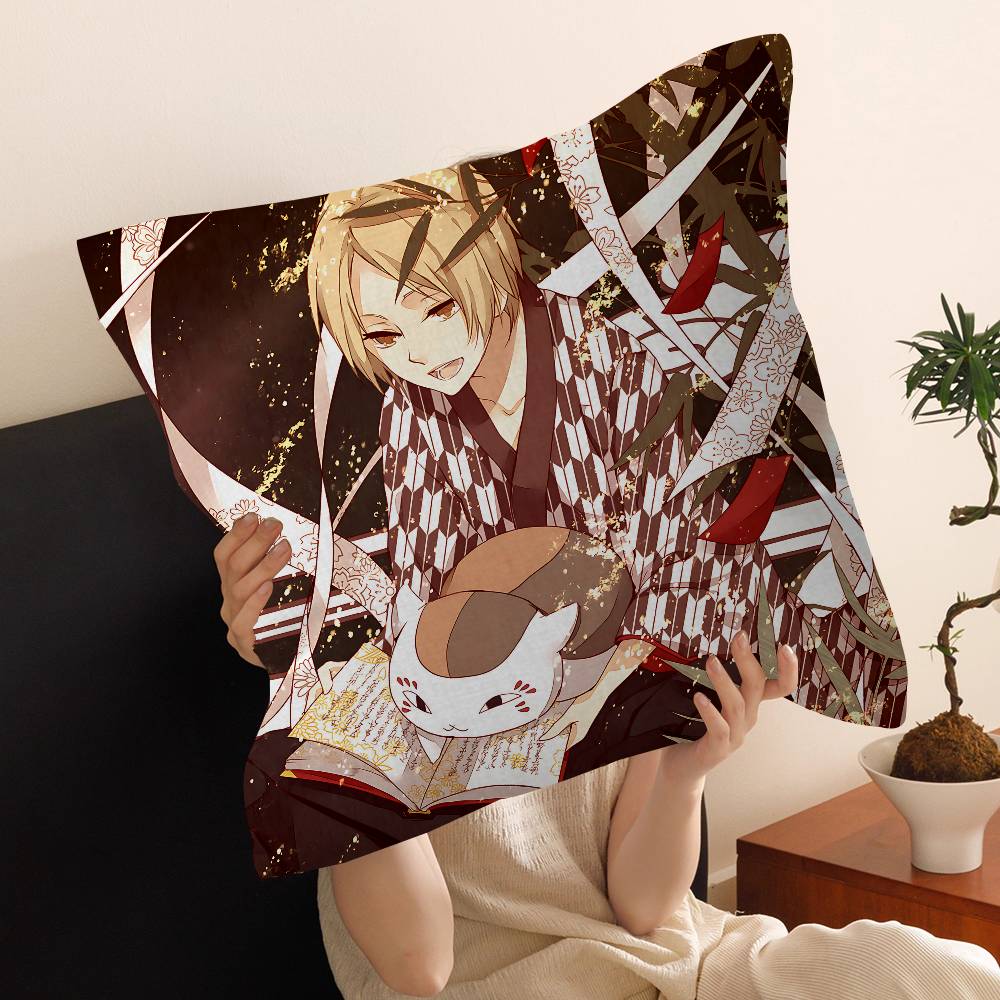 Natsume Yuujinchou Cartoon Cushion Cover Decorative Pillow Sofa Home Decor Case Pillow Cases