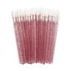 Disposable Crystal Rod Lip Brushes - 50 Pack: Portable Lipstick & Lip Gloss Applicators