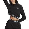 Nike Толстовки Женские Черные С Высоким Воротником Умеренный Обычный FB8068-010