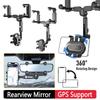 Телескопический держатель для телефона в автомобиль, зеркало заднего вида в салоне автомобиля, GPS, поддержка мобильного телефона, выдвижной кронштейн для автомобильного видеорегистратора