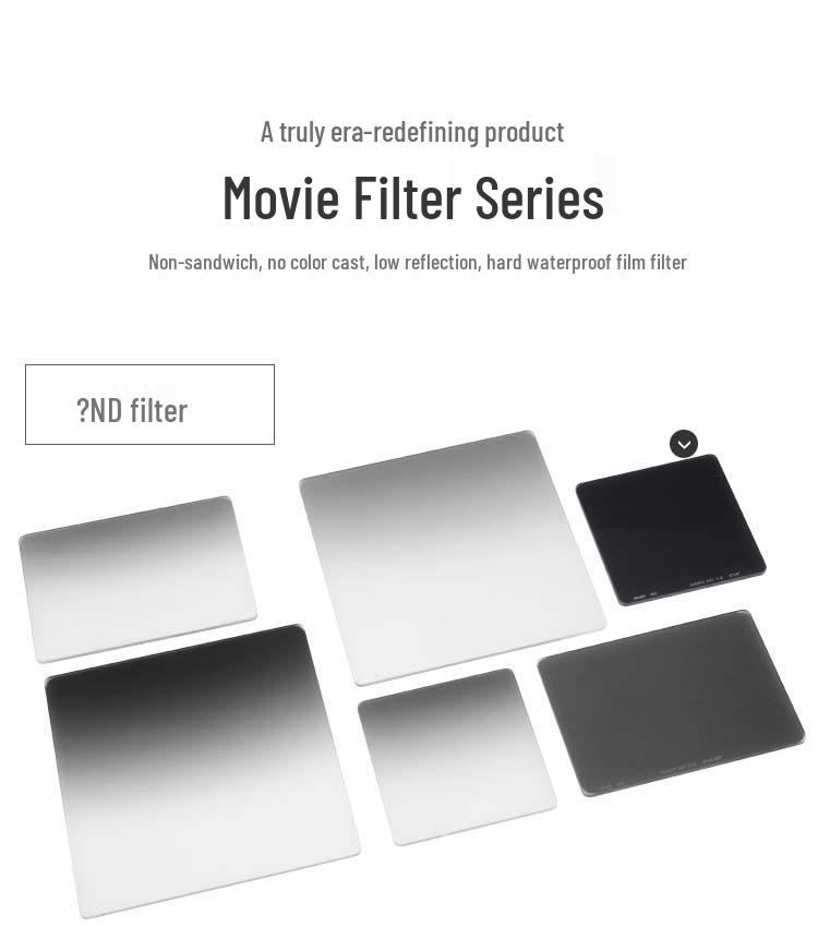 8NiSi Tiansi 4x5.65 Кинофильтр ND ND0.3-2.1 Нейтрально-серый пленочный фильтр