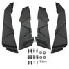 8.5 Inch Extended Extra Wider Full Mud Guards Compatible with Polaris RZR XP 1000/ XP 4 1000 2014-2023 UTV Rear Fender Flares