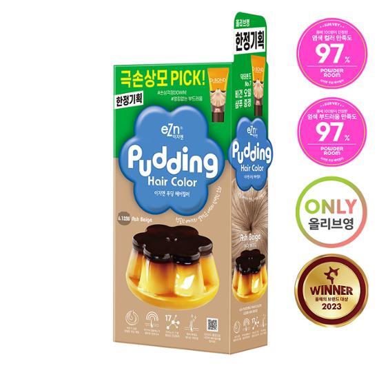 Краска для волос Easy N Pudding 6.12BB Пепельно-бежевый проект