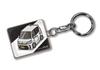 MKJP L150S Custom Keychain, Daihatsu Move, Base: Black, Silver