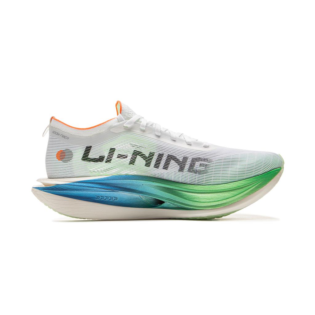 Кроссовки для бега Li Ning Feidian 5 Elite Ultra Light Technology Carbon Plate унисекс белые зеленые синие ARMV003-11