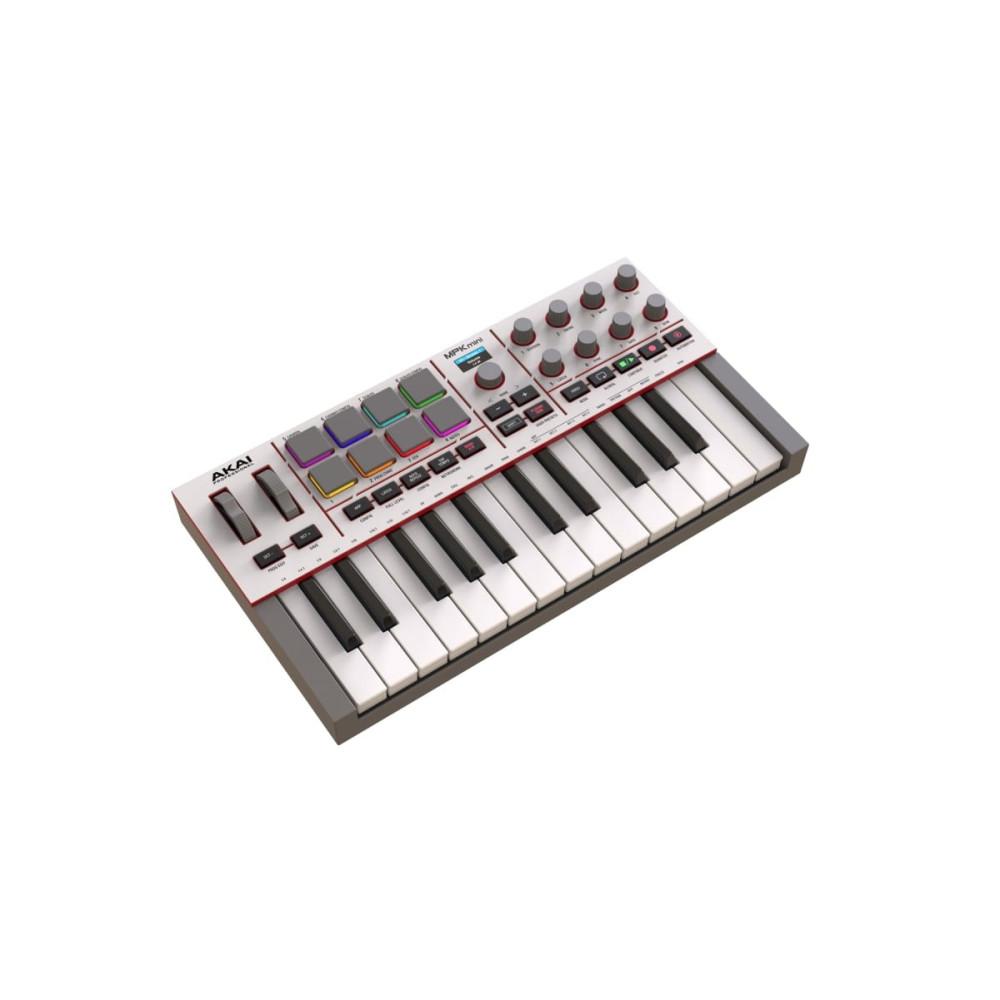 Akai Mpk Mini 4 White - Mini Keyboard Controller