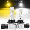 Briteye 9006 Hb4 Led Fog Lamp Led Hb4 Super CSP LED Chip Waterproof and 2 12v Car Led Fog Reset Function Set of 2 Fog, 2-color Switching, Bulb,