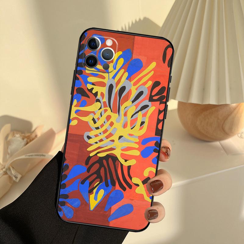 Чехол для телефона с картиной Анри Матисса для iPhone 16 14 13 12 11 15 17 Pro Max 13 mini 15 16 Plus 16e 17 Air Cover Funda