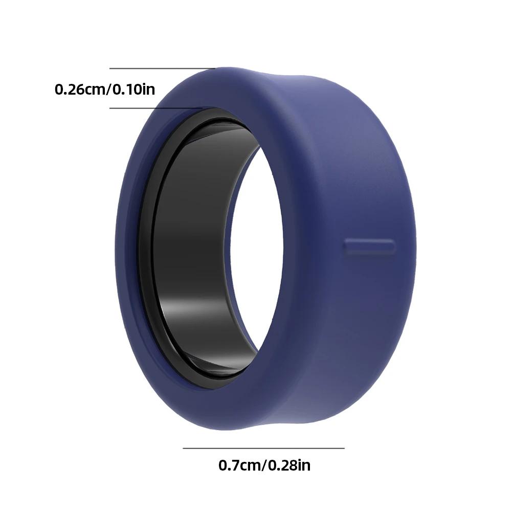 For Samsung Galaxy Ring Elastic Ring Case Anti-Scratch Silicone Smart Ring Skin Cover Protective Case For Galaxy Ring Size 5-13