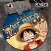 One Piece Round Area Rug Carpet Rug For Living Room Bedroom Sofa Playroom Decor Nonslip Floor Mat