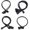 Black Sleeved 4 Pin Pwm Fan Cable Male To Female Pwm Extension Cables  Computer Fan