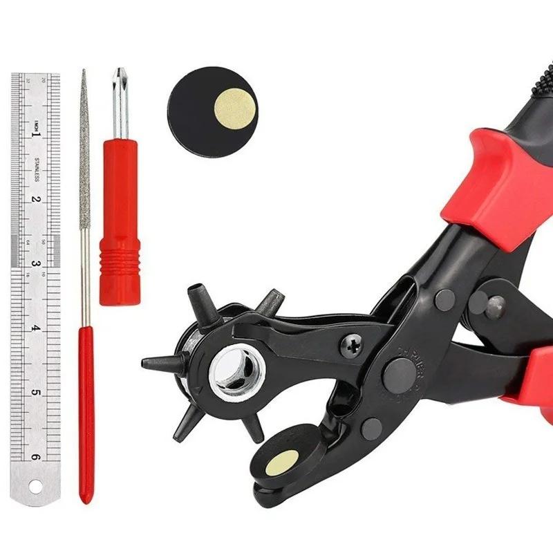 New Heavy Duty Hand Pliers Belt Holes Tool Leather Hole Punch Easy To Carry And Practical Suitable Household Perforation Tools