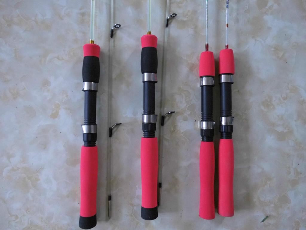 Прочное зимнее удилище для подледной рыбалки с мягким кончиком