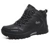 Men Snow Boots Waterproof Leather Sneakers Super  Warm Men's Boots Outdoor Male Hiking Boots Work Shoes