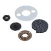 Chain and Sprocket Kit 54T 4 Holes Sprocket 25T Sprocket 116 Links Chain Flywheel Connector for Bike Accessories