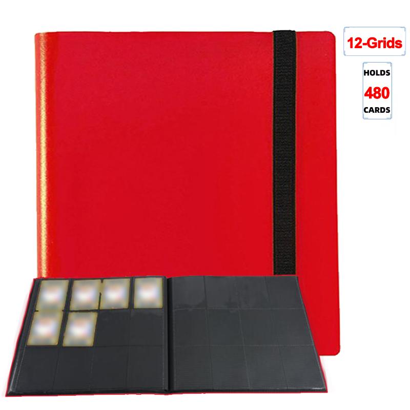 160/360/480 Cards Capacity Pocket Holder Binders Albums For Game Card Book Sleeve Holder PP Cover Ideal For Basketball Cards NEW