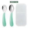 2 шт./набор Детский гаджет Посуда Детская утварь Нержавеющая сталь Посуда для малышей Столовые приборы Мультяшная Ложка Вилка для кормления младенцев