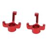 RC Car Front Steering Hub Carrier High Strength Alloy Steering Knuckle Front Steering Cup for 1 24 RC Car Red