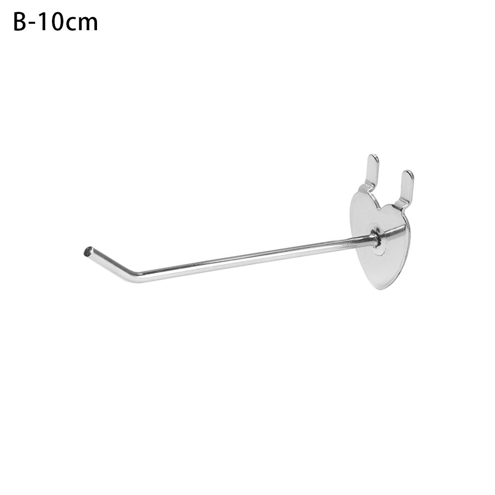 5Pcs Metal Home Holder Hang Fits Panel Storage Racks Goods Shelf Display Hooks Retail Shop Peg
