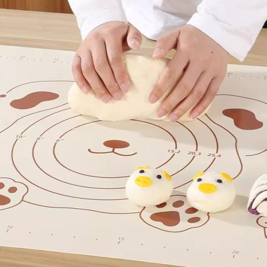 Силиконовый коврик для выпечки, лист, коврик для замешивания теста с разметкой, кухонный коврик для раскатывания, коврик для приготовления печенья, пиццы, мастики