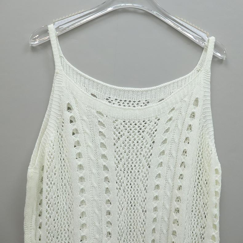 Летние женские трикотажные пляжные праздничные платья с вырезами, купальники, прикрывающие платье-халтер на берегу моря