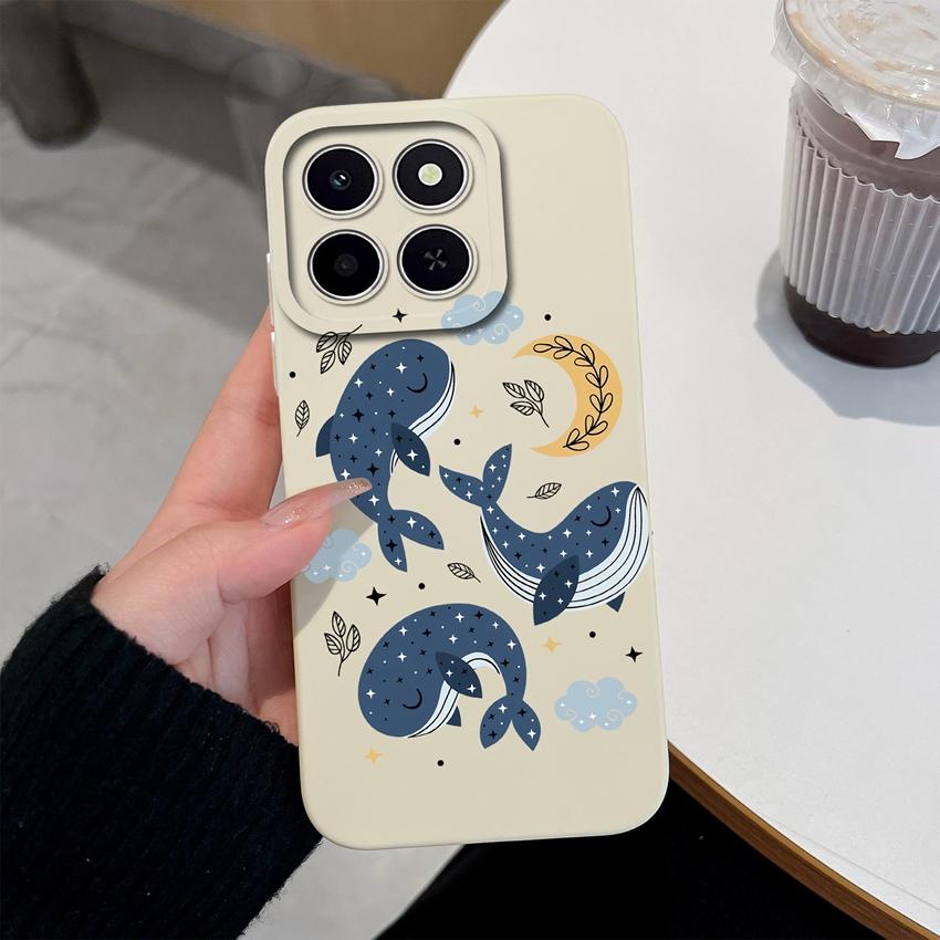Чехол для телефона Honor X6c X6d X5a X5c X6a X7a X8d X9d X8c X7 X8 X6 Красивые Цветочные Узоры Легкий Мягкий Силиконовый Чехол Для Honor Защитный Корпус
