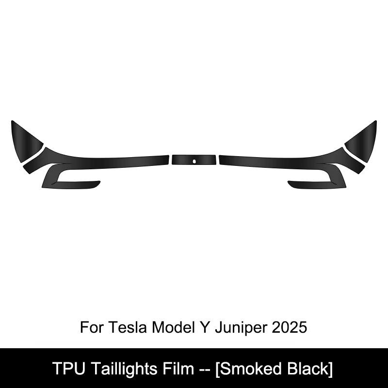 For Tesla New Model Y 2025 TPU Blackened Headlight Taillight Protective Film Model Y Juniper Headlight Color Changing Film