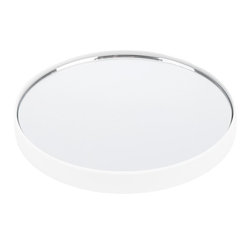 Зеркало с 20-кратным увеличением, Круглое дорожное зеркало для макияжа с высоким увеличением, на 2 присосках, 3,5 дюйма