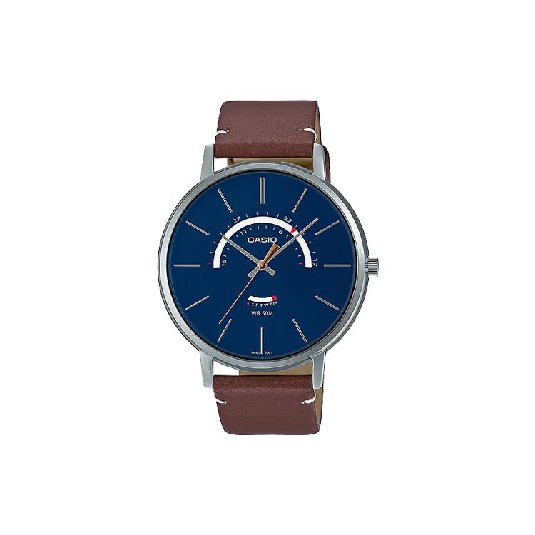 Casio Мужские часы стандартной серии Синие MTP-B105L-2AV MTP-B105L-2AV