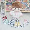 15cm Cotton Doll Shoes for BJD Dolls, 6 Points, 30cm Jointed Dolls, Dress-Up Accessories, 4.5cm Canvas Shoes