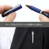Шариковая ручка Pentel Гелевые чернила EnerGel Euro 0,5 мм Синий корпус XBLN25-A Черные 5 штук
