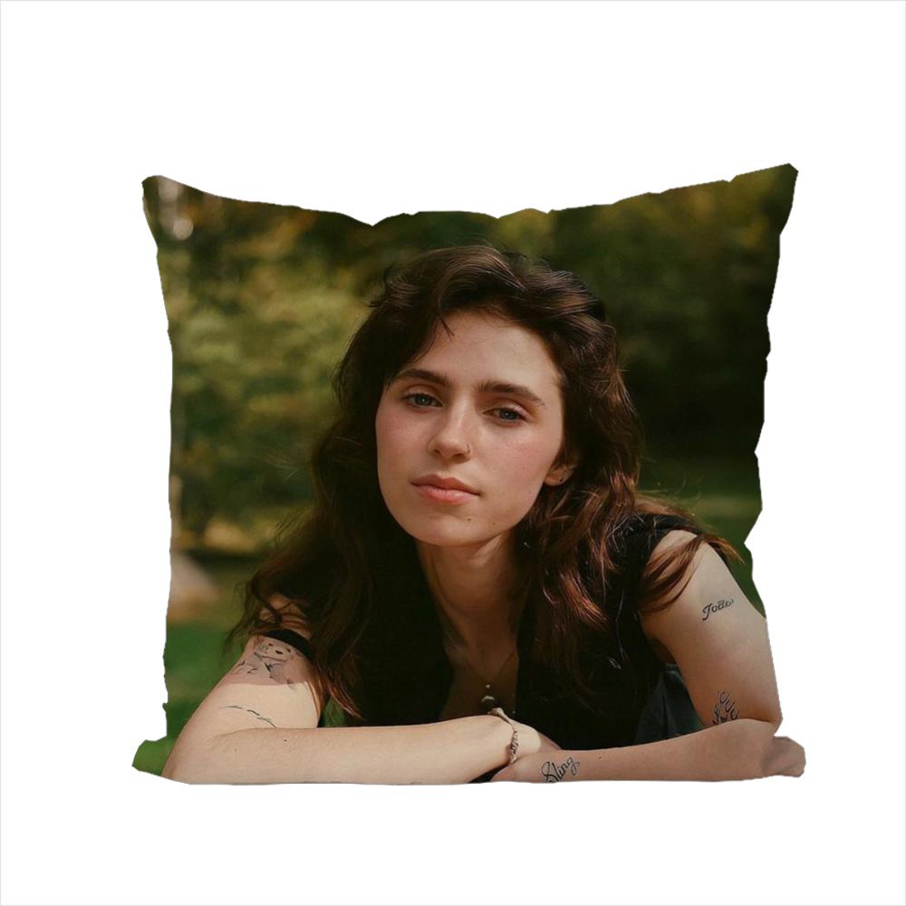 Singer CClairo Pillow Case For Car Sofa Decorative Home Doublesided Print Plush Square Throw Pillow Cushion Cover