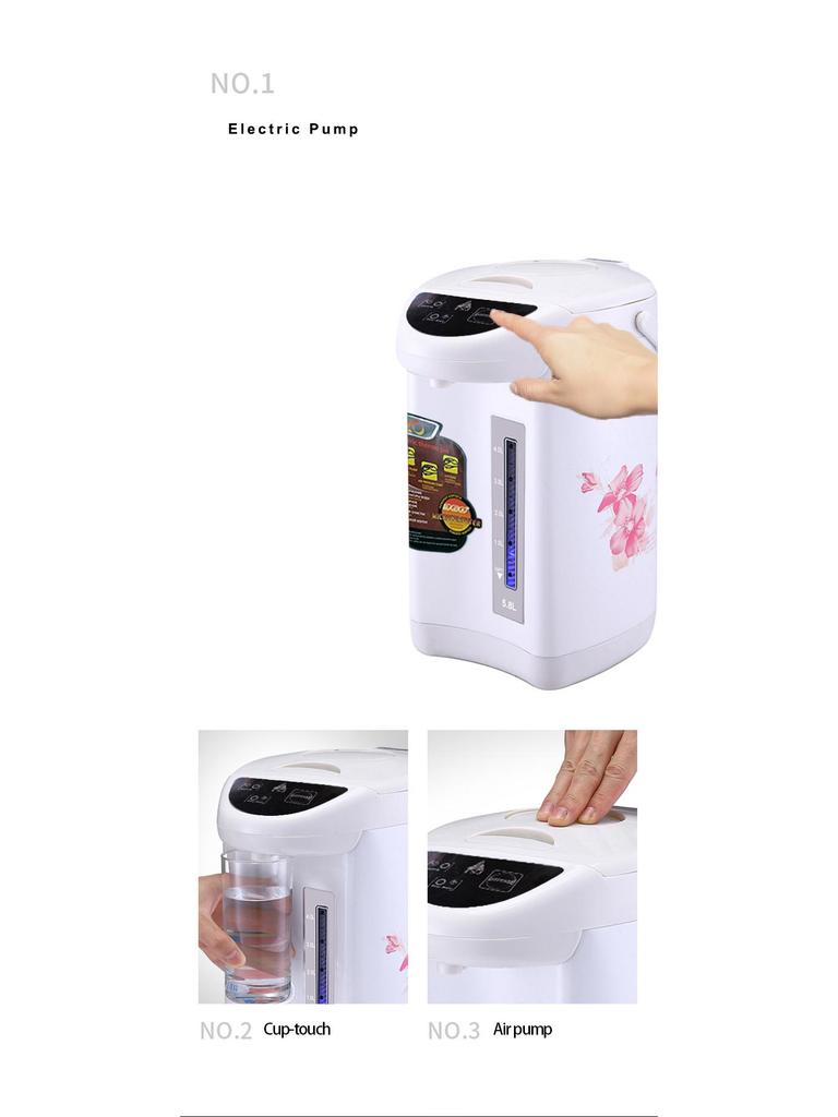 Электрический чайник TSJ 110В/220В из нержавеющей стали с бытовой изоляцией и функцией поддержания постоянной температуры