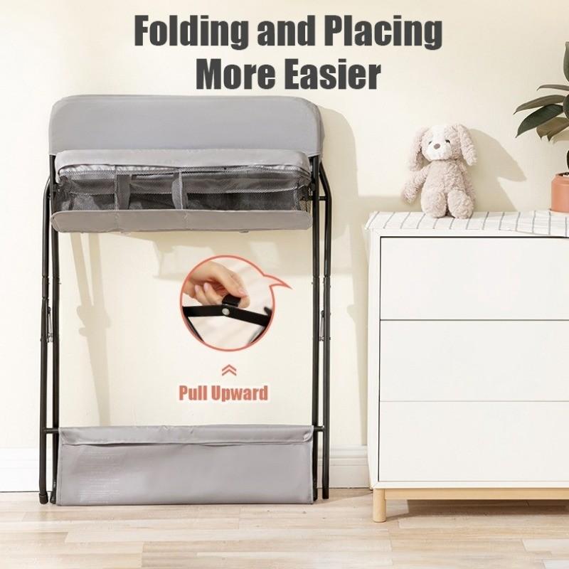 Household Baby Diapers Changing Table Foldable Multifunctional Newborn Care Table 0-3 Years Old Diaper Nursing Table