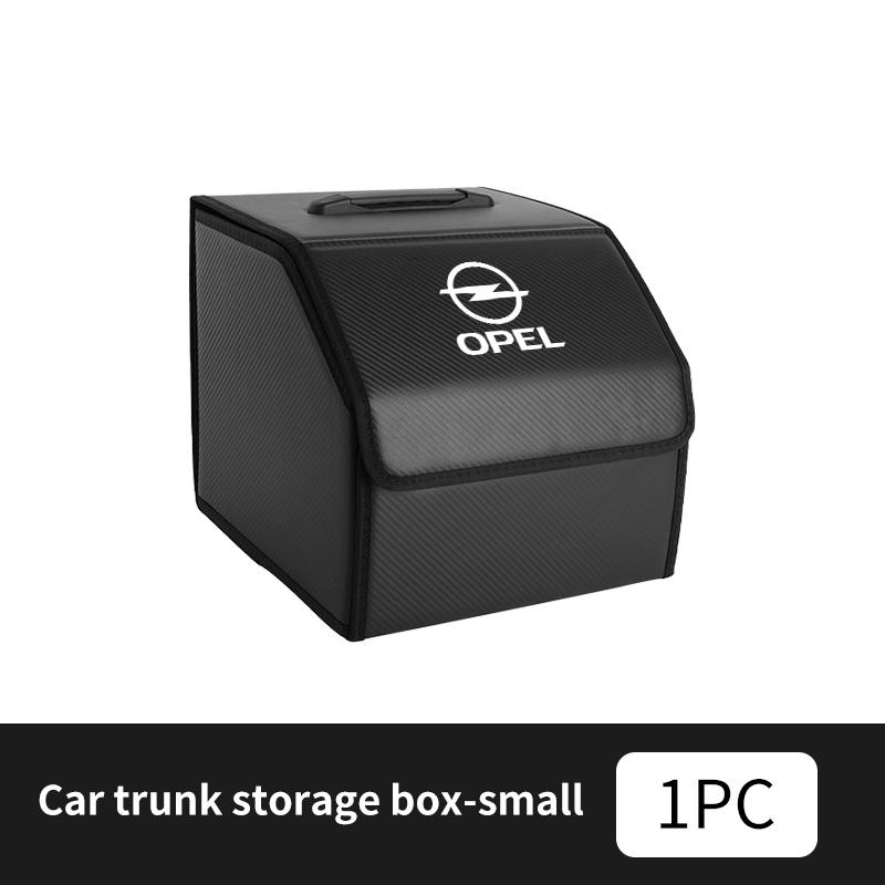 AAAYR1 Car Trunk Fold Large Capacity Organizer Bag Storage Leather Tidying Box Accessories For Opel Insignia Astra G J F K Vectra C H