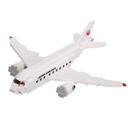 Kawada Nanoblock JAL Airliner 580 Pieces 19.5 X 10 X 18.5cm Ages 12+ Interior Hobby NBM-044