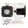 NEMA 5-15 American Standard Waterproof RV Extension Cord with Square Plug