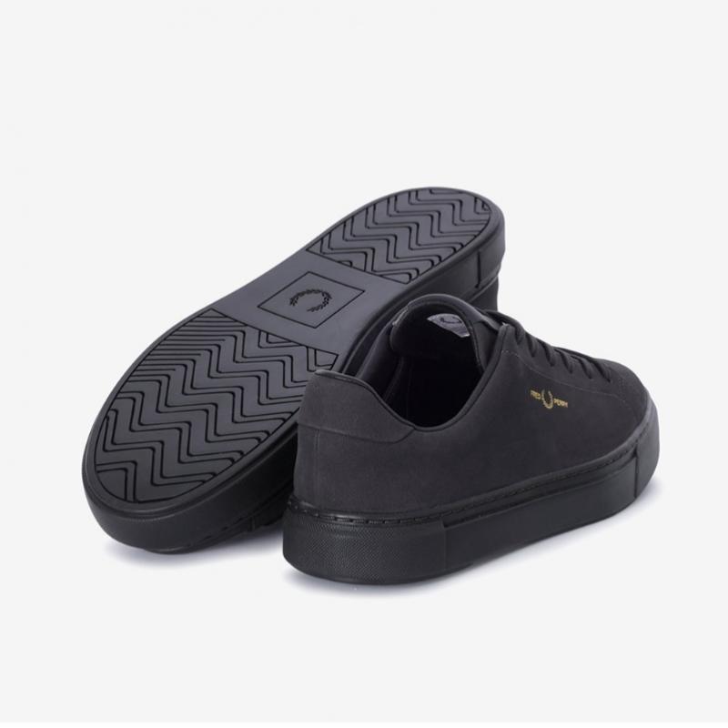 Fred Perry Кроссовки B71 из черной замши