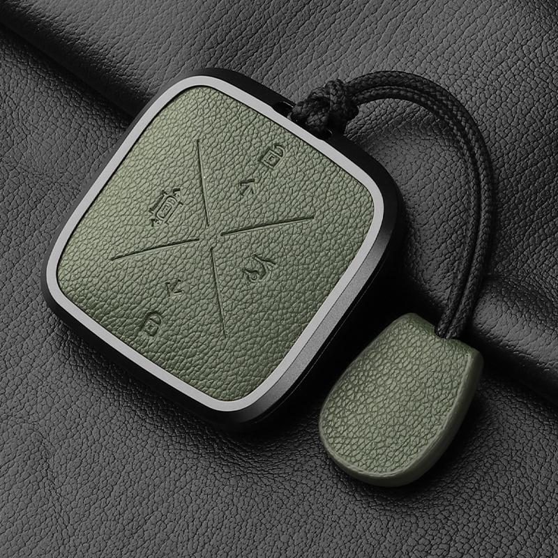 Для Zeekr 001 007 7X X 009 Чехол для ключа Пряжка Bluetooth-карта Чехол для ключа Автомобильные аксессуары из натуральной козьей кожи Чехол для автомобильного ключа Модификация