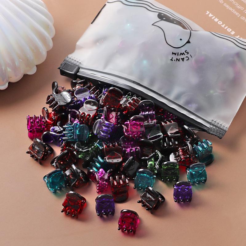 20 шт., красочные маленькие когти для волос, заколки с цветами для девочек, аксессуары для волос, детские головные уборы с героями мультфильмов, подарок