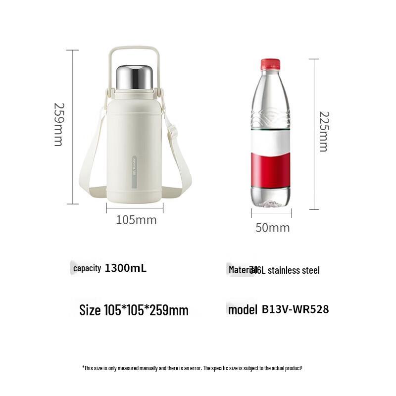 Joyoung Изолированная бутылка большой емкости из нержавеющей стали 316L