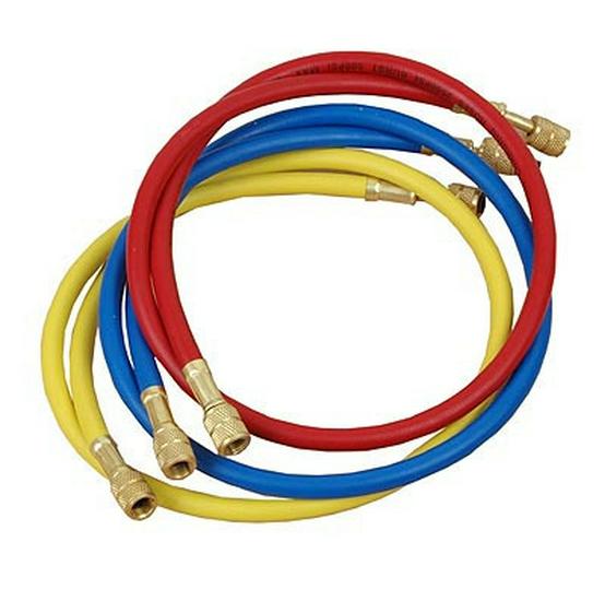 Зарядный шланг для хладагента R410A, тип "Снежинка", 60 дюймов, синий, 800 PSI, линия подачи жидкости для кондиционера.