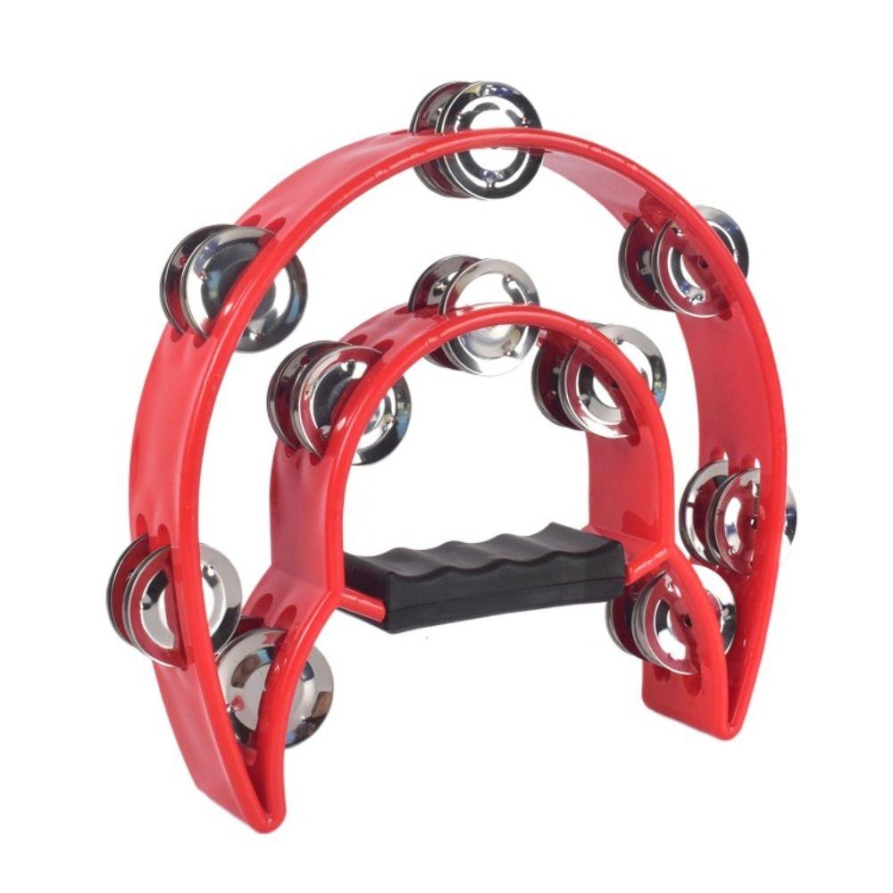 Музыкальный Орф Тамбурин Образовательный Ручной Кольцевой Тамбурин Полумесяц Ручной Колокольчик Музыкальное Просвещение