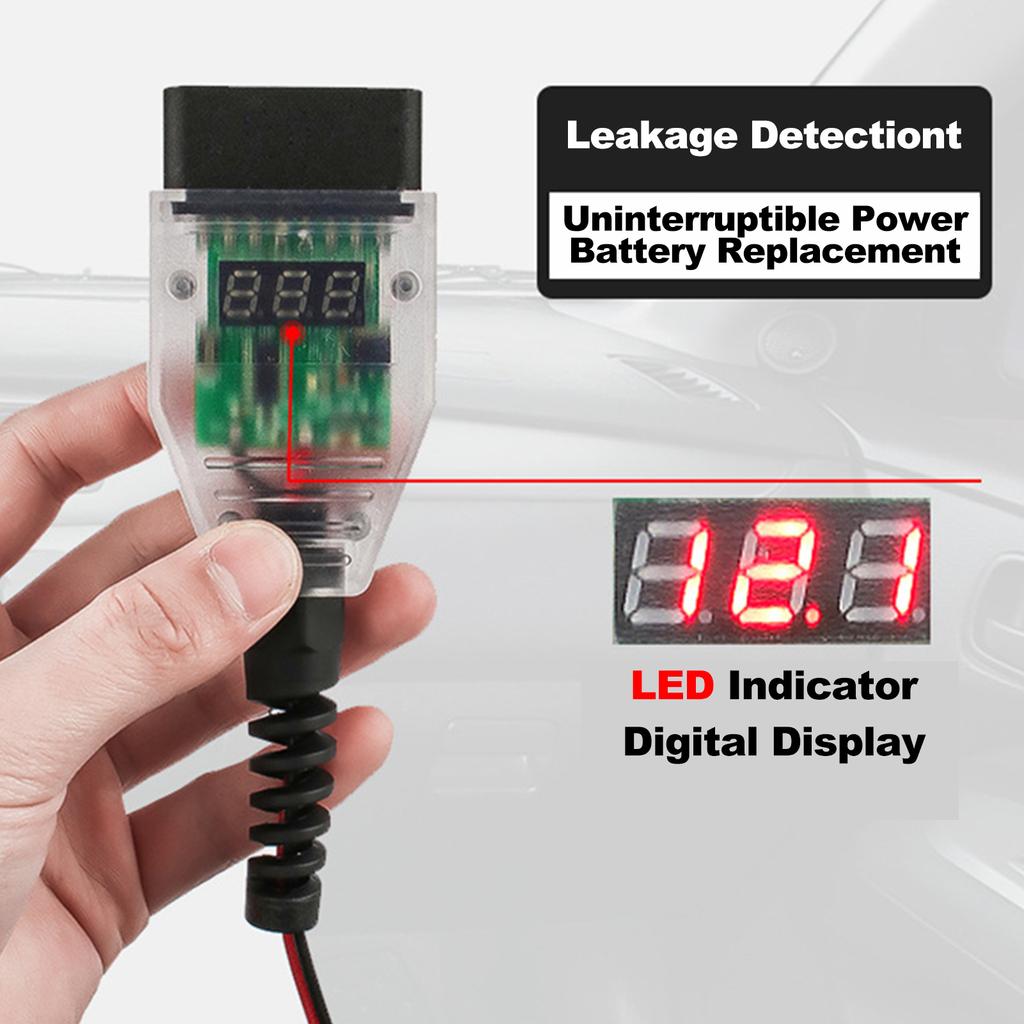 OBD Battery Clip OBD Power Supply Tool Emergency Power Off Protector ECU Memory Cable Car Take the Electricity Cable