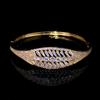 Zircon Bracelet Women's Fashion Light Luxury Open Hand Jewelry European and American High-end New Style