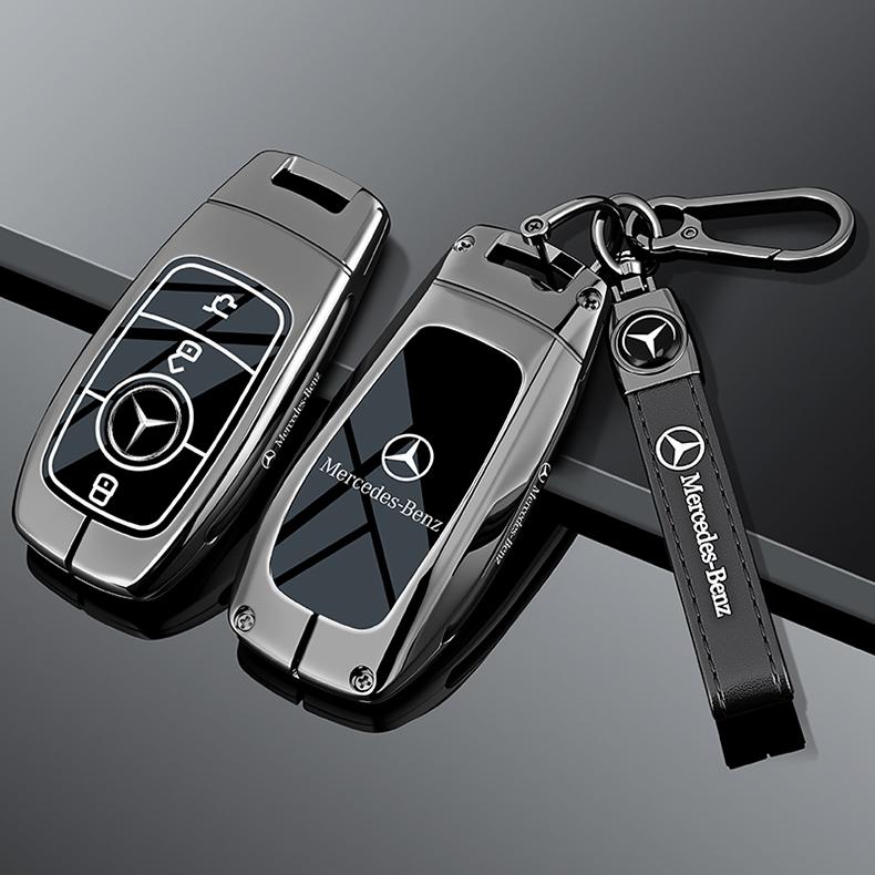 CRH1 Zinc Alloy Car Key Case Cover Protector Shell For Mercedes Benz A C E G Class GLC CLE CLA GLB GLS W177 W205 W213 W222 X167 AMG