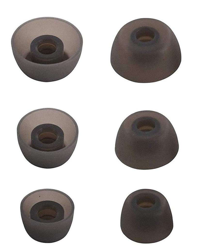Earpieces Ear Tips Ear Caps for Fully Wireless Canal Soundscore Liberty SOUNDPEATS Truengine Jabra Elite TWS Earphones Made of Silicone In 3 Pairs for