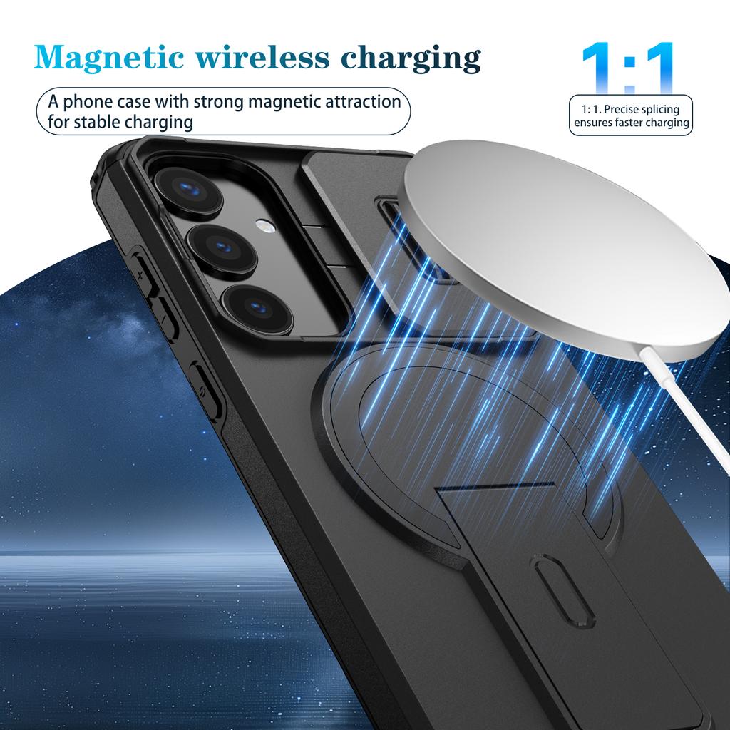 Чехол для Samsung Galaxy S25 FE S24 Plus S25 Ultra Двухслойный Защитный чехол с подставкой