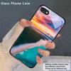 Морская буря маленький парусник Для iPhone 17 Pro Max 16 E 15 Plus 14 Pro 13 12mini 11 Air XS Max 5 6 7 8Plus SE Черный стеклянный чехол для телефона