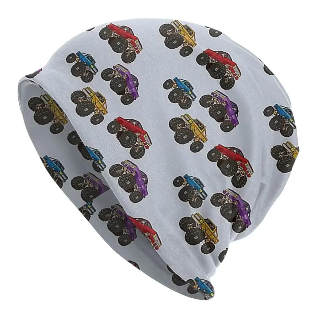 Classic Monster Jam Pattern Unisex Adult Beanies Caps Knitting Bonnet Hat Warm Hip Hop Autumn Winter Outdoor Skullies Hats